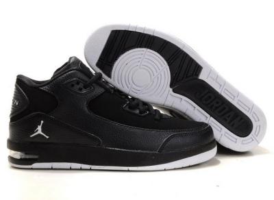 cheap air jordan after game black / white